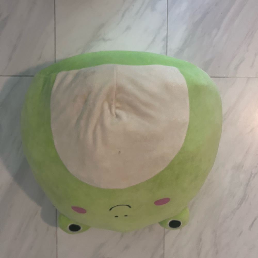 Squishmallows Green and Cream Stuffed Animal